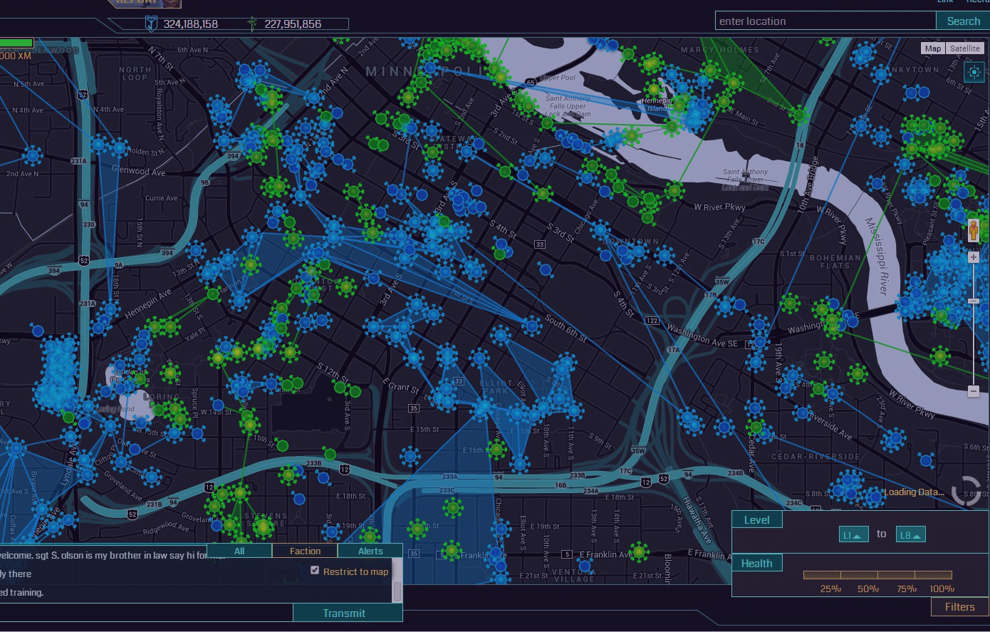 Ingress: Augmented Reality Game Tutorial and Play